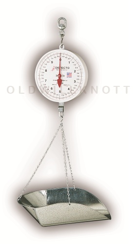 Detecto MCS-20H Hanging Dial Scale 20 lb Capacity Hook