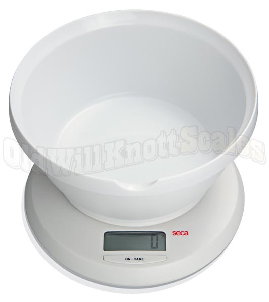 Black Kitchen Scale with Bowl