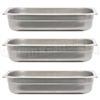 Health o meter 3-Pack of stainless steel weighing pans.