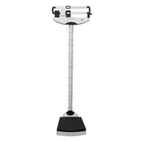 Detecto Eye Level Physician Beam Scale with Height Rod and Wheels 338